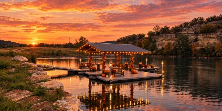 Cozy Floating Dock Ideas for a Fall Friendsgiving